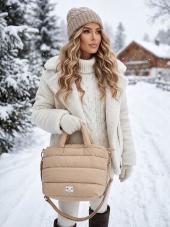 Wilo The Label Handbags - Wilo The Label Quilted Tote 🤎 | Beige | NWT
